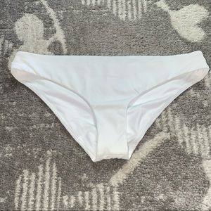 Victoria’s Secret PINK Swim White Bikini Bathing Suit Bottom